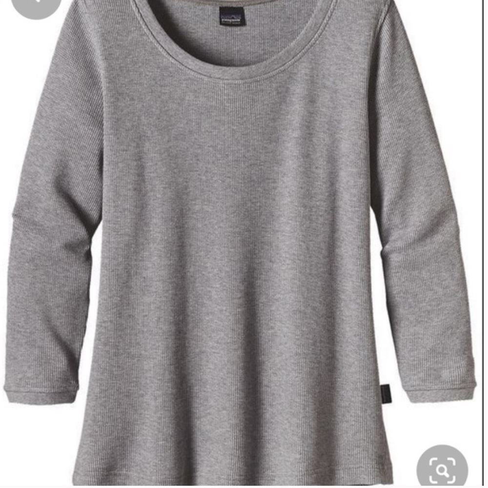 Patagonia Gray Waffle Style Top